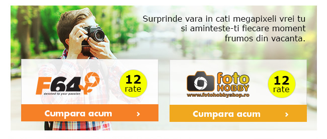 Surprinde vara in cati megapixeli vrei tu si aminteste-ti fiecare moment frumos din vacanta