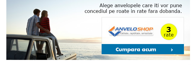 Alege anvelopele care iti vor pune concediul pe roate in rate fara dobanda