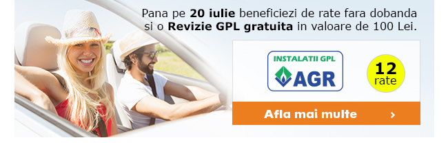 Pana pe 20 iulie beneficiezi de rate fara dobanda si o Revizie GPL gratuita in valoare de 100 Lei