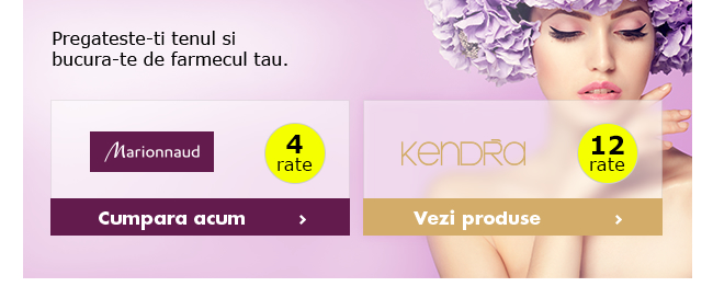 Pregateste-ti tenul si bucura-te de farmecul tau - Marionnaud 4 rate - kendra 12 rate