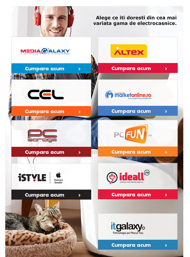 Alege ce iti doresti din cea mai variata gama de electrocasnice